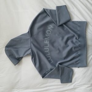 Lululemon Shaped Jacket Expression, Greyish Blue, Sz:6